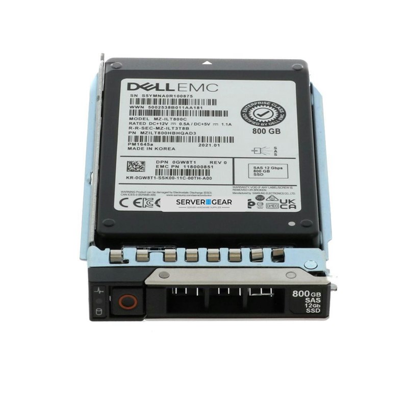 JTKH5 Жесткий диск 800GB SSD 2.5 SAS 12G MIX KPM6XVUG800G ME4 SERIES JTKH5 - фото 311269