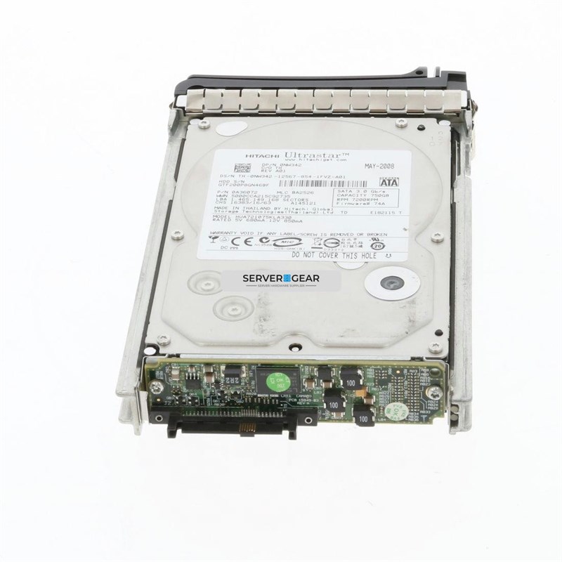 JW551 Жесткий диск 750GB 7.2K 3.5 SATA 3G ST3750640NS JW551 - фото 311271