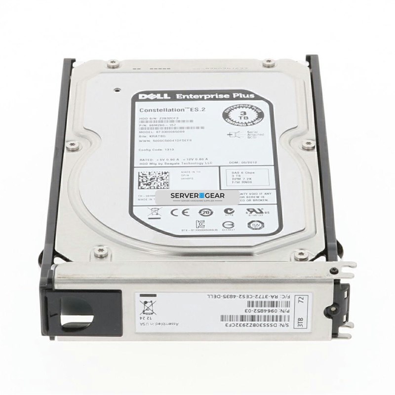 ST33000650SS Жесткий диск 3TB 7.2K 3.5 SAS 6G ST33000650SS ST33000650SS - фото 311559