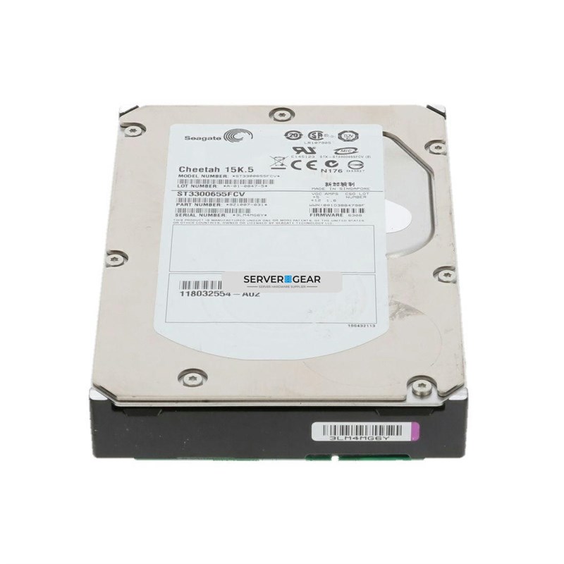 ST3300655FCV Жесткий диск 300GB 15K 3.5 FC 4GB no tray ST3300655FCV - фото 311561