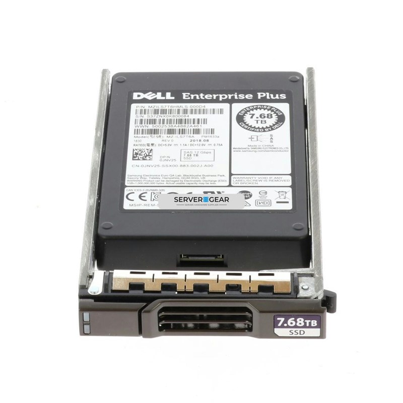 JNV25-COMPELLENT Жесткий диск 7.68TB SSD 2.5 SAS 12G RI COMPELLENT MZ-ILS7T6A JNV25-COMPELLENT - фото 311601