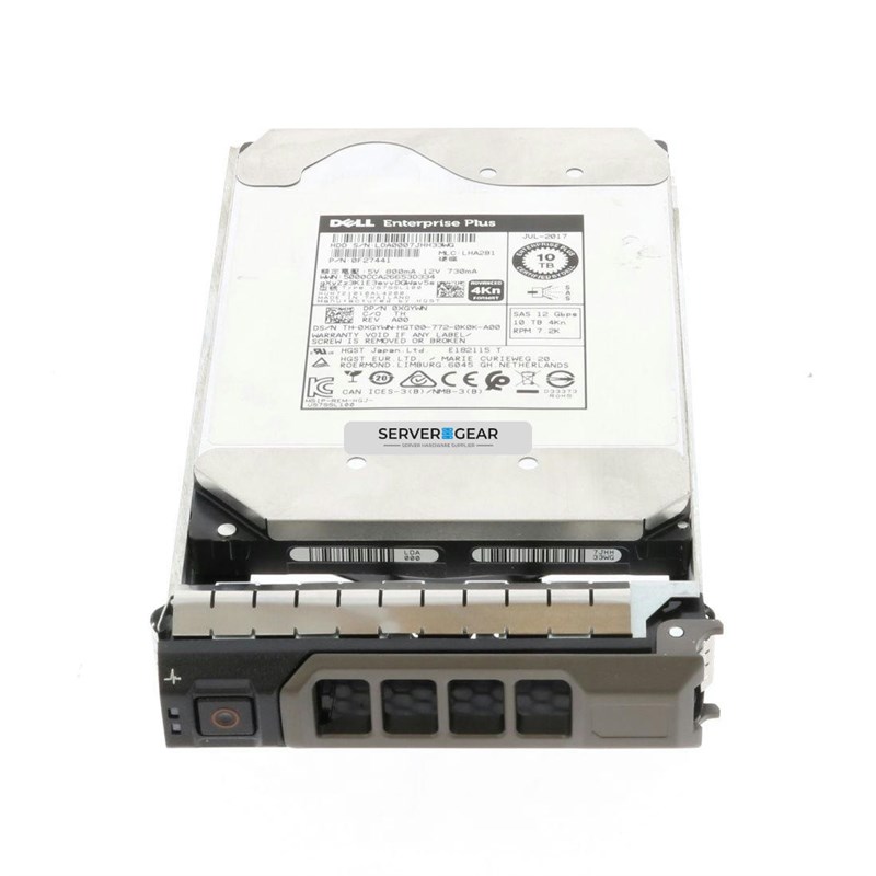 JJVN2 Жесткий диск 10TB 7.2K 3.5 SAS 12G 4KN ST10000NM0276 JJVN2 - фото 311793