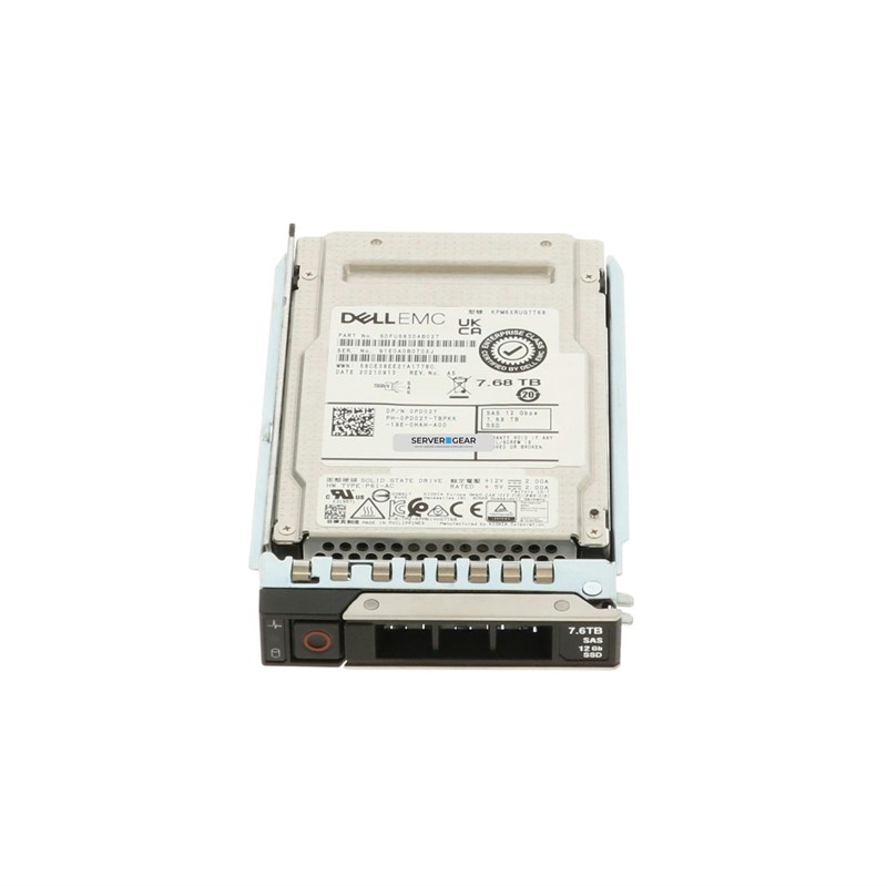 PD02Y Жесткий диск 7.68TB SSD 2.5 SAS 12G RI KPM6XRUG7T68 ME5 SERIES PD02Y - фото 311869