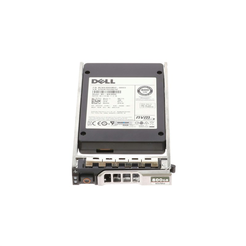 400-ALTY Жесткий диск 800GB SSD 2.5 NVMe WI 6GD9C 400-ALTY - фото 311921