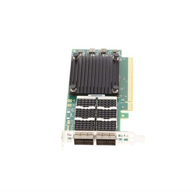 F6FXM Сетевая карта Mellanox ConnectX-6 2PORT 100GbE LP QSFP - фото 312033