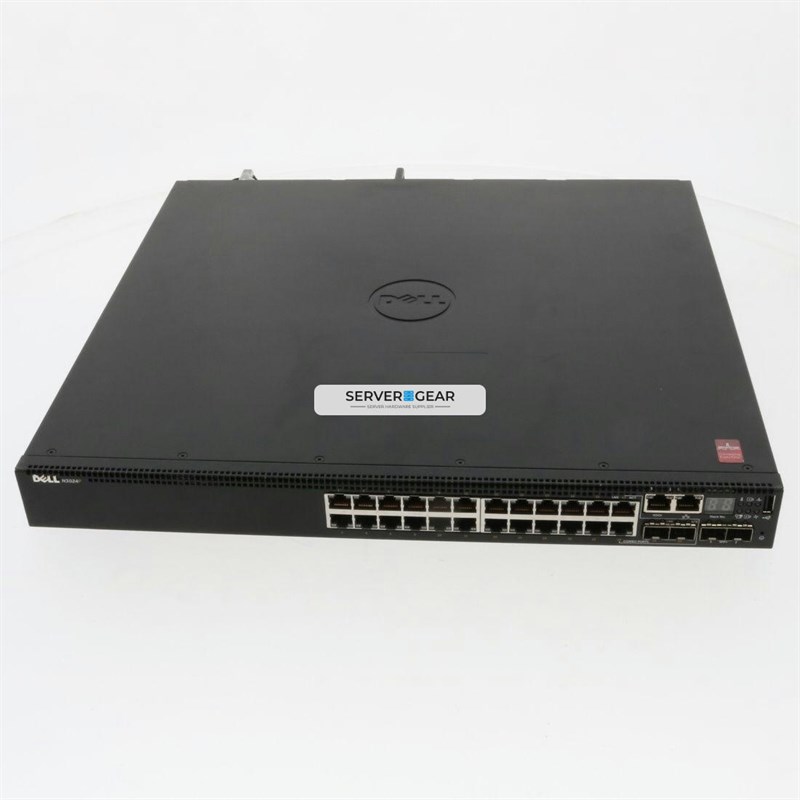 C2THD Переключатель PowerConnect N3024P 24x1GB BASE-T 2x10GB SFP+ PoE C2THD - фото 312129