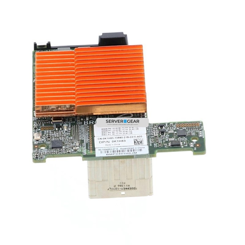 BR1741M-K Сетевая карта Brocade 10GB DUAL PORT NETWORK ADAPTER - фото 312834