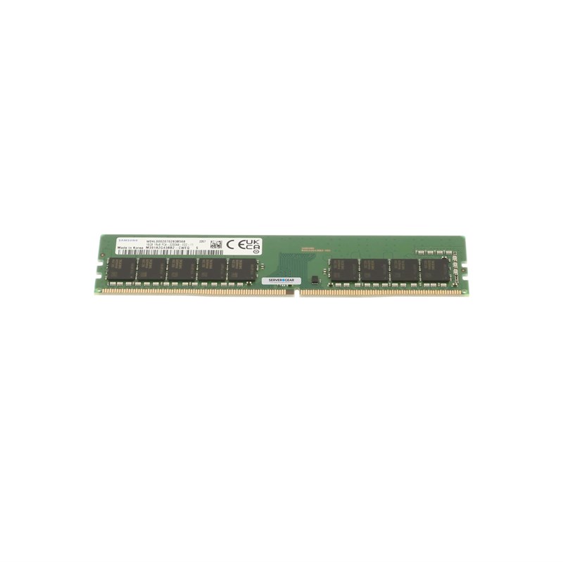 M391A2G43BB2-CWEQ Оперативная память 16GB 1Rx8 PC4-25600E DDR4-3200MHz UDIMM M391A2G43BB2-CWEQ - фото 313195