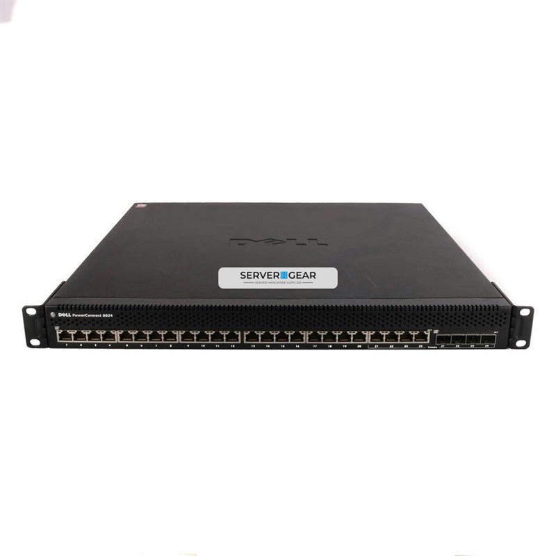 Y295K Переключатель PowerConnect 8024 24x10GB BASE-T 4x10GB SFP+ Y295K - фото 313715