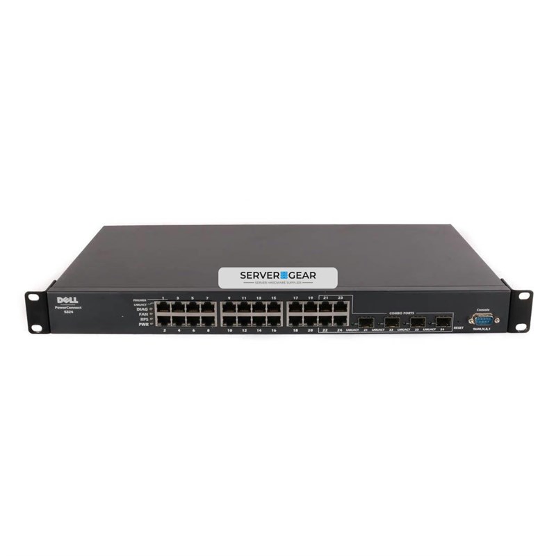 HC276 Переключатель PowerConnect 5324 24x1GB BASE-T 4xSFP+ HC276 - фото 313961