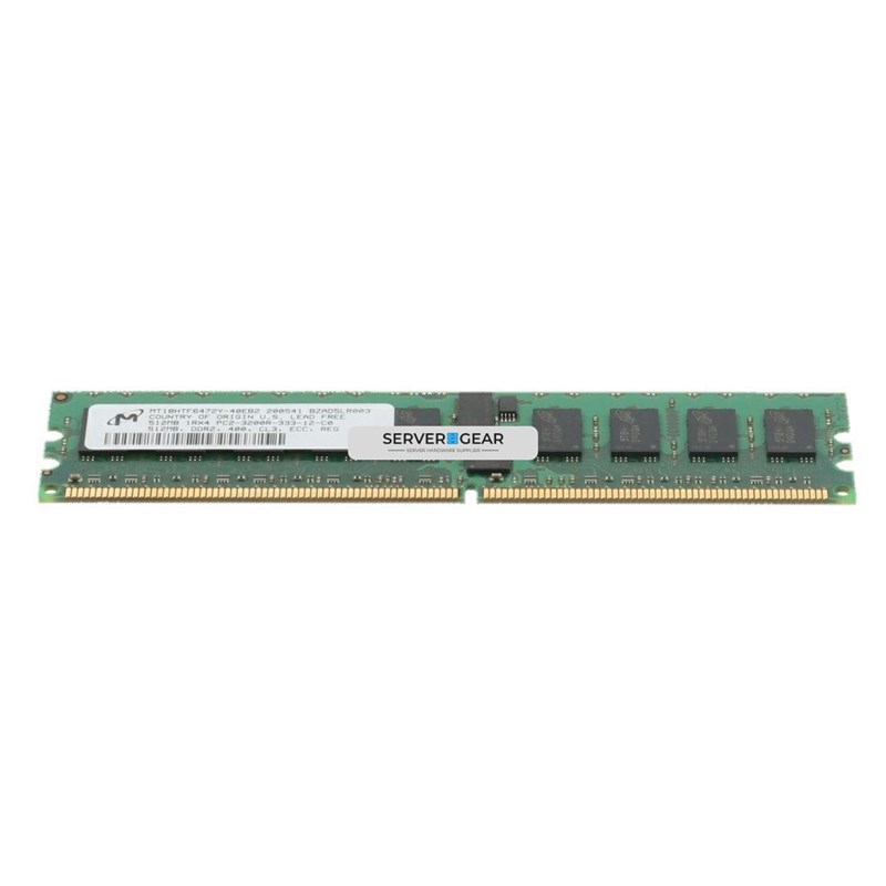 MT18HTF6472Y-40EB2 Оперативная память 512MB 1Rx4 PC2-3200R DDR2-400MHz MT18HTF6472Y-40EB2 - фото 315229