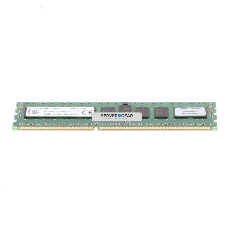 MT18JSF1G72PZ-1G6D1 Оперативная память 8GB 1Rx4 PC3-12800R DDR3-1600MHz MT18JSF1G72PZ-1G6D1 - фото 315233