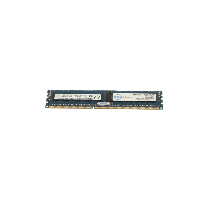 SNPMFTJTC/4G Оперативная память 4GB 1Rx4 PC3L-10600R DDR3-1333MHz Certied Dell SNPMFTJTC/4G - фото 315733