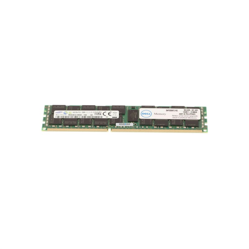 SNP20D6FC/16G Оперативная память 16GB 2Rx4 PC3L-12800R DDR3-1600MHz Certied Dell SNP20D6FC/16G - фото 315766