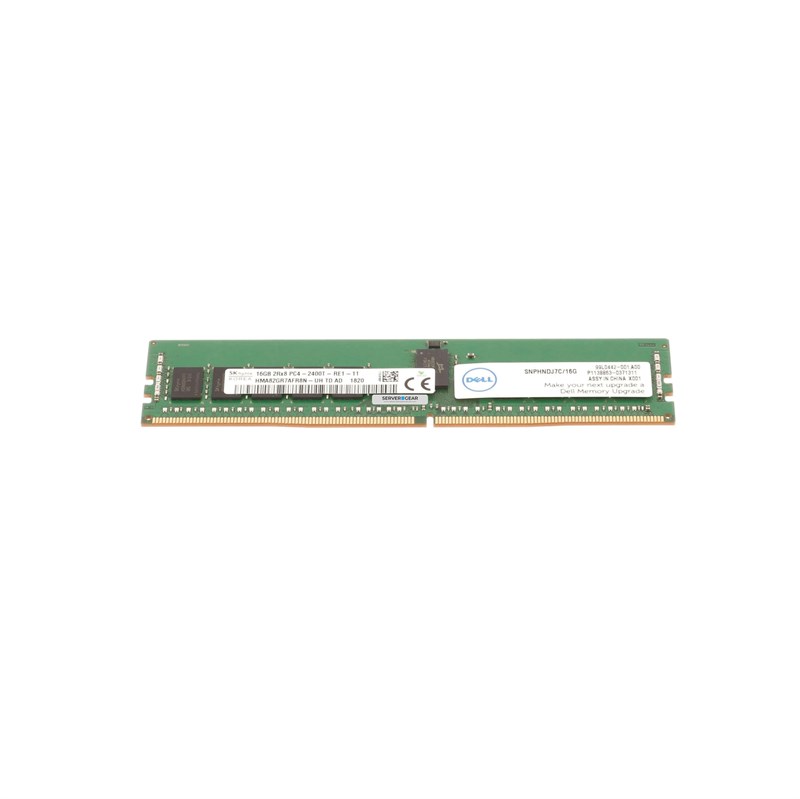 SNPHNDJ7C/16G Оперативная память 16GB 2Rx8 PC4-19200T DDR4-2400MHz Certied Dell - фото 315891
