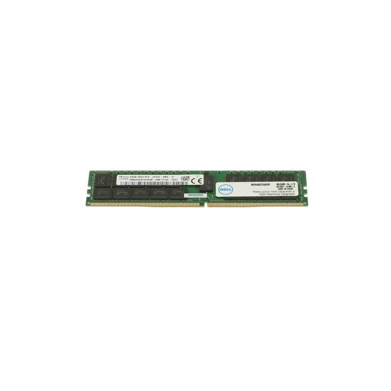 SNPW403YC/64VXR Оперативная память 64GB 2Rx4 PC4-23400R DDR4-2933MHz Certied Dell SNPW403YC/64VXR - фото 315989