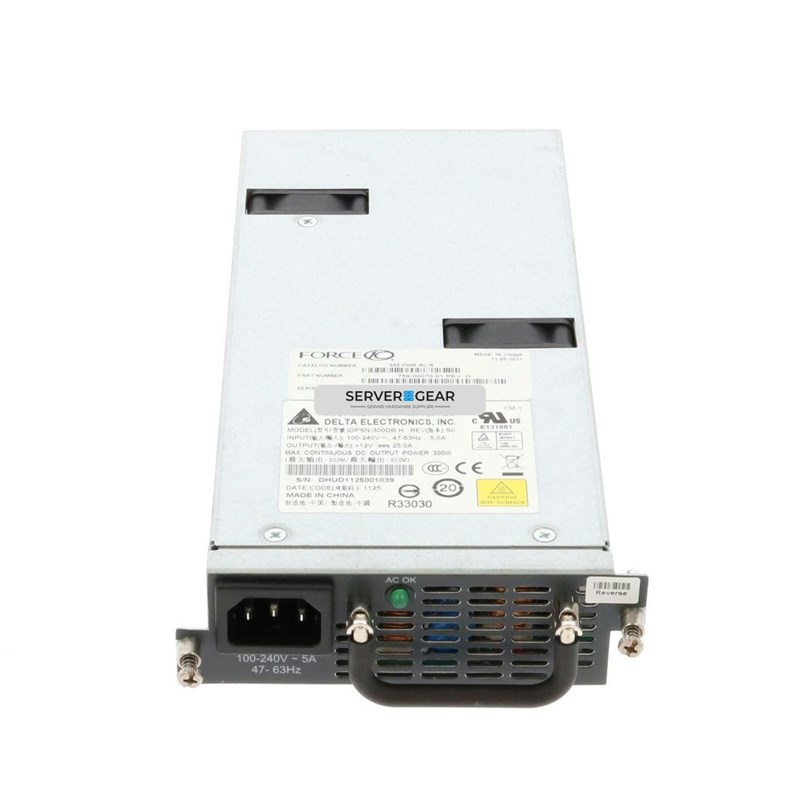 S55-PWR-AC-R Блок питания PSU 300W FORCE10 S55 AC REVERSE AIRFLOW S55-PWR-AC-R - фото 317238