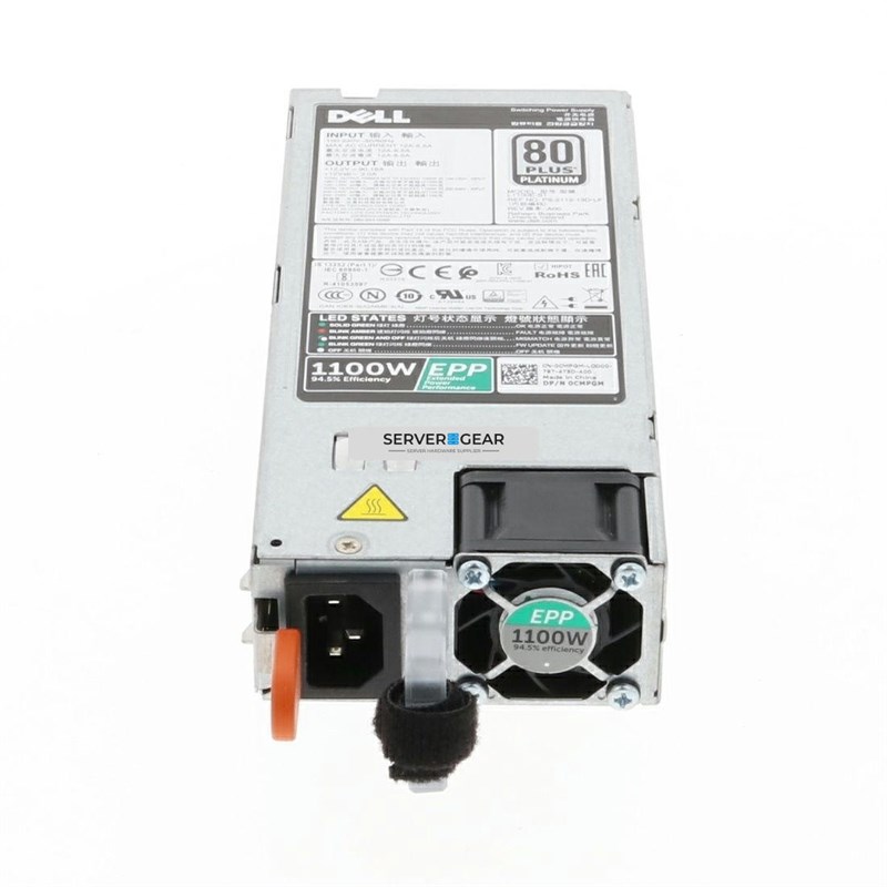 450-ADWM Блок питания PSU 1100W R530 R630 R730 R730XD R930 T430 T630 450-ADWM - фото 317582