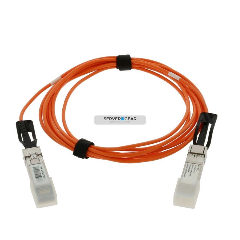 470-ABLZ Кабель SFP+, 10GbE, Active Optical (Optics included) cable, 3 m, Customer Kit, OS9.10/OS 6.3, Black 470-ABLZ - фото 317655