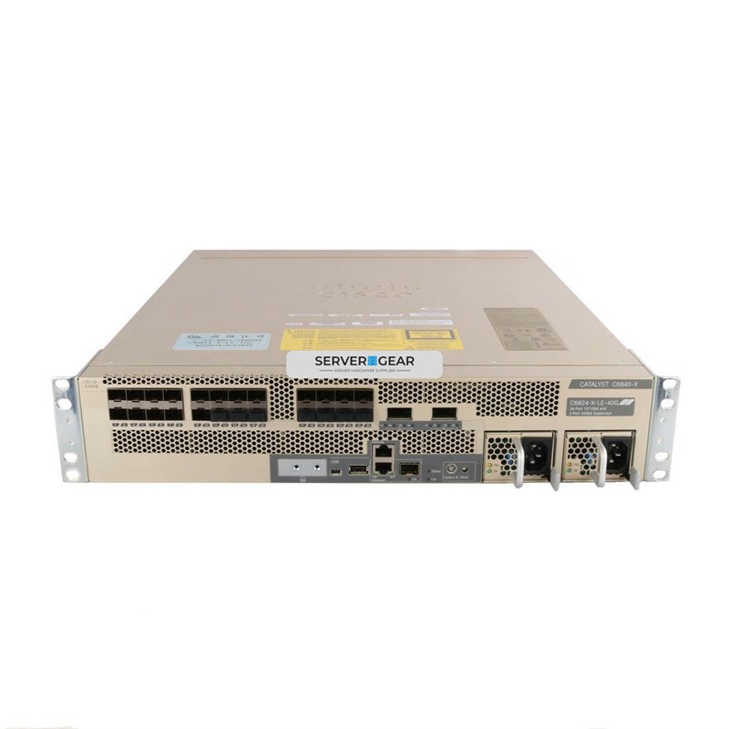 C6824-X-LE-40G Переключатель Cisco Catalyst 6824-X-Chassis and 2 x 40G C6824-X-LE-40G - фото 319054