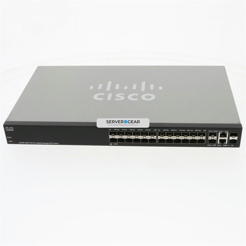 SG300-28SFP-K9-EU Переключатель SG300-28SFP 28-port Gigabit SFP Managed Switch SG300-28SFP-K9-EU - фото 319107