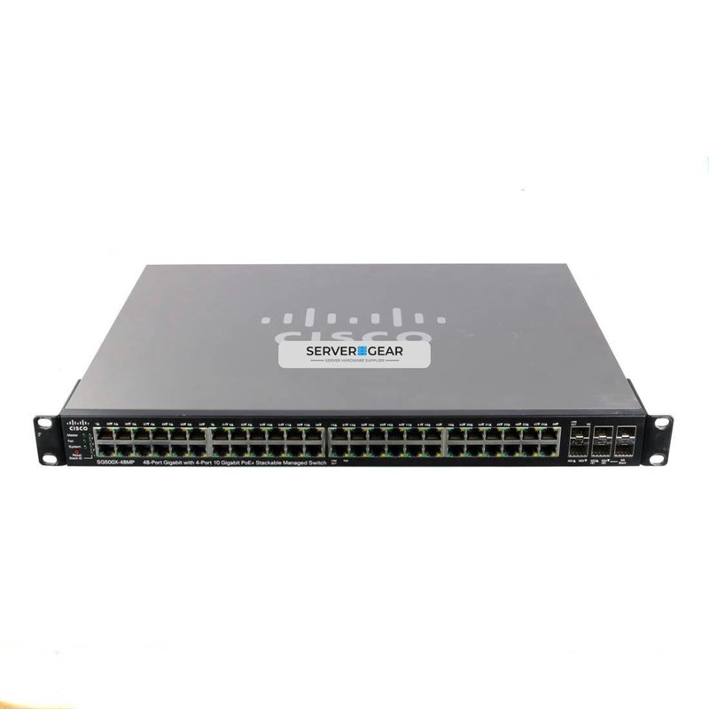 SG500X-48MP-K9 Переключатель Cisco 48 Port Gigabit PoE+ 4 Port 10 Gigabit - фото 319109