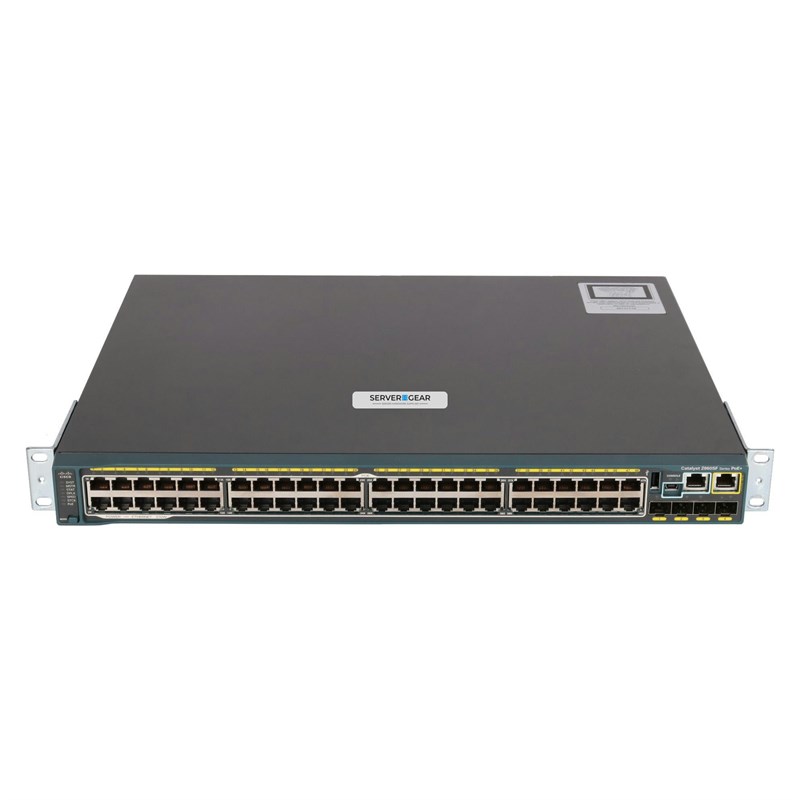 WS-C2960S-F48LPS-L Переключатель Catalyst 2960-SF 48 FE, PoE 370W, 4x SFP, LAN Base WS-C2960S-F48LPS-L - фото 319139