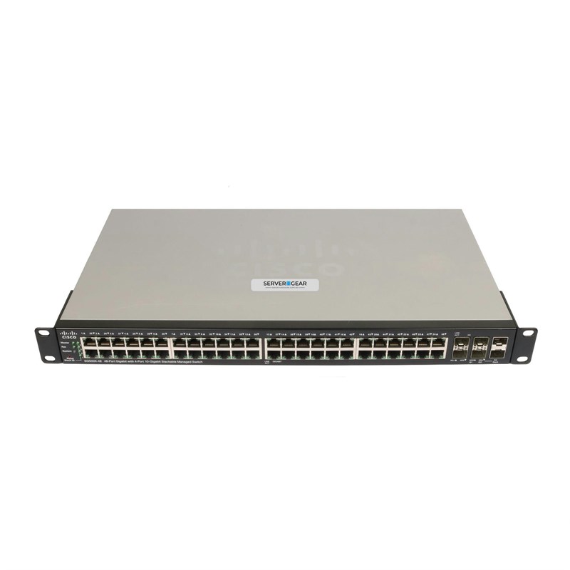 SG500X-48-K9-G5 Переключатель Cisco 48Port Gig w 4Pt 10-Gig Stackable Manged SG500X-48-K9-G5 - фото 319665