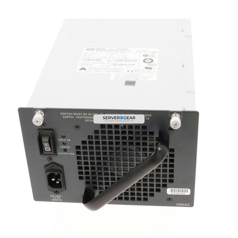 AA22900 Блок питания Catalyst 4500 1000W AC Power Supply AA22900 - фото 319903