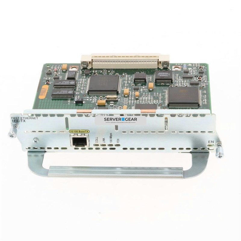 NM-1FE-TX Сетевая карта CISCO 1-Port Fast Ethernet Network Module NM-1FE-TX - фото 320023