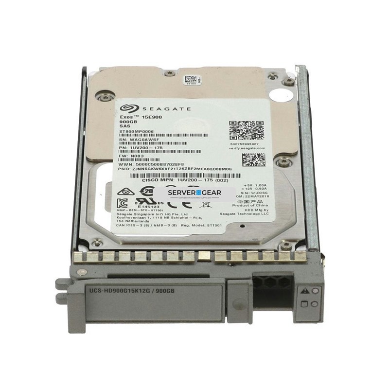 UCS-HD900G15K12G Жесткий диск 900GB 12G SAS 15K RPM SFF HDD - фото 320129