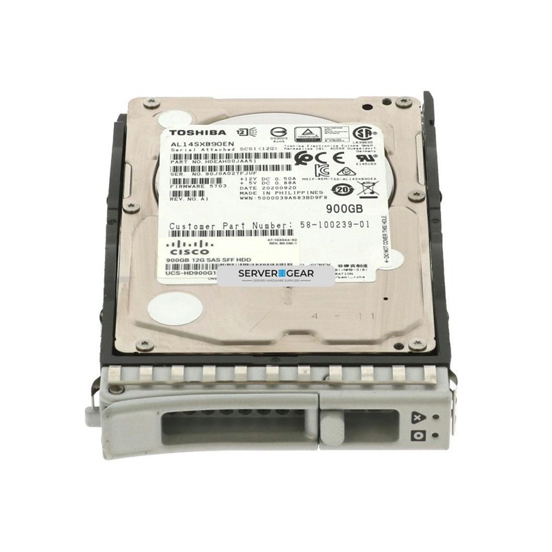 UCS-HD900G15K12N Жесткий диск 900GB 12G SAS 15K RPM SFF HDD UCS-HD900G15K12N - фото 320131