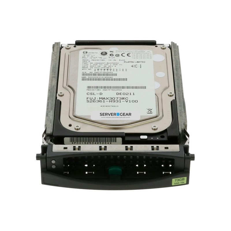 A3C40074910 Жесткий диск 73GB SAS HDD 3G 15K 3.5in A3C40074910 - фото 320360