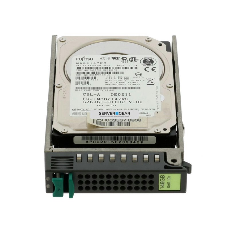 A3C40091093 Жесткий диск 146GB SAS HDD 6G 10K 2.5in A3C40091093 - фото 320362