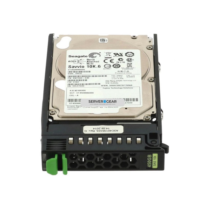 S26361-F5247-L145 Жесткий диск 450GB SAS HDD 6G 10K 2.5in S26361-F5247-L145 - фото 320455