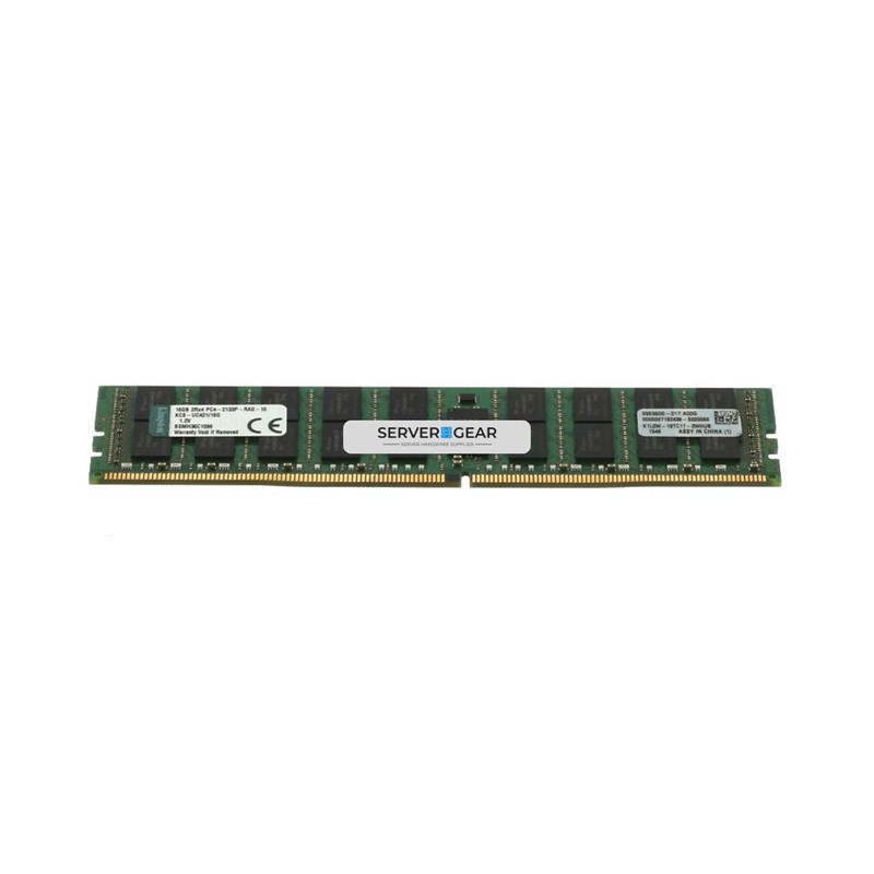9965600-017 Оперативная память KINGSTON 16GB (1*16GB) 2RX4 PC4-17000P-R DDR4-2133 - фото 320709
