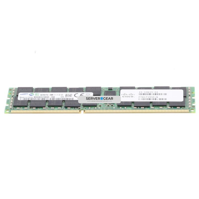 15-13615-02 Оперативная память Cisco 16GB DDR3-1600-MHz RDIMM/PC3-12800/dual rank 15-13615-02 - фото 321023