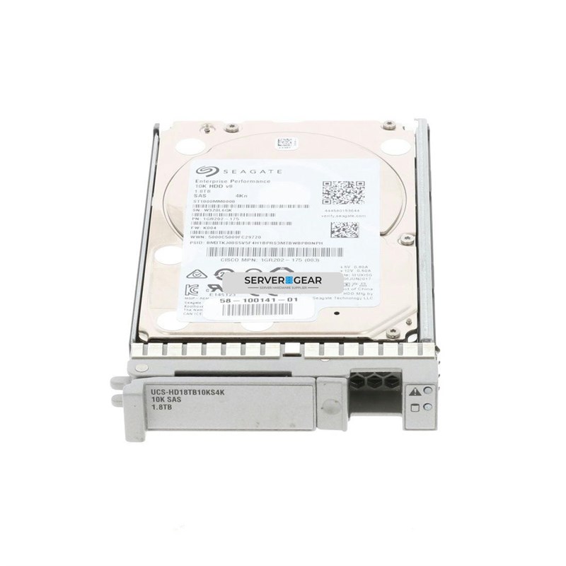 58-100141-01 Жесткий диск Cisco 1.8 TB 12G SAS 10K RPM SFF HDD (4K) - фото 321242