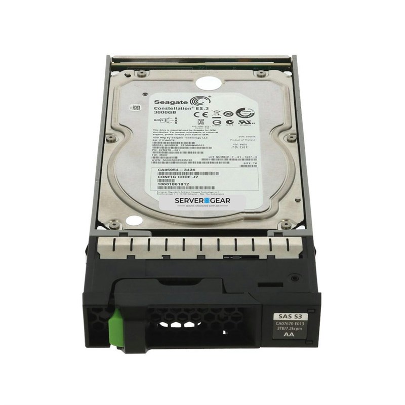 CA07670-E093 Жесткий диск DX S3 3TB SAS HDD 6G 7.2K 3.5in CA07670-E093 - фото 321554