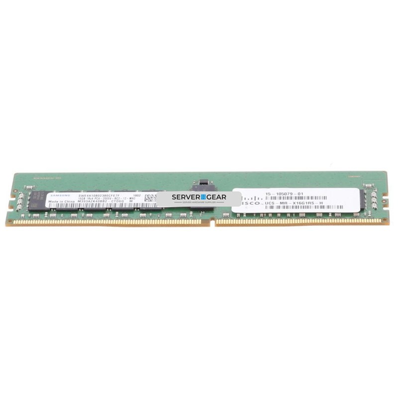 15-105079-01 Оперативная память Cisco 16GB DDR4-2666-MHz RDIMM/PC4-21300/single 15-105079-01 - фото 321627