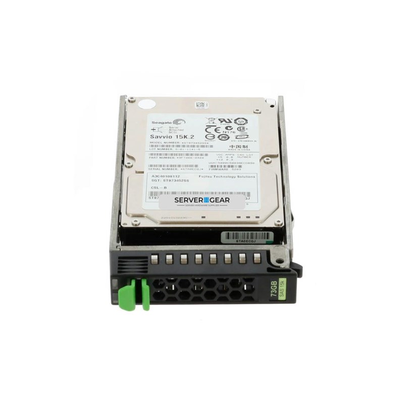 A3C40109112 Жесткий диск 73GB SAS HDD 6G 15K 2.5in A3C40109112 - фото 321637