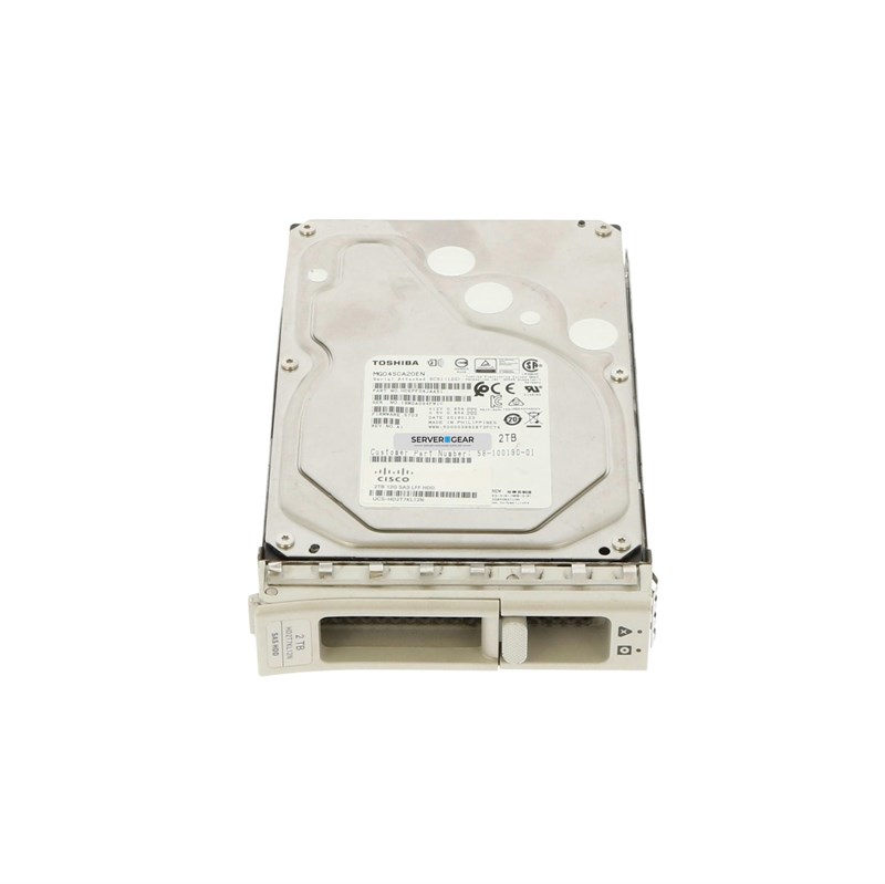 UCS-HD2T7KL12N Жесткий диск 2 TB 12G SAS 7.2K RPM LFF HDD UCS-HD2T7KL12N - фото 321657