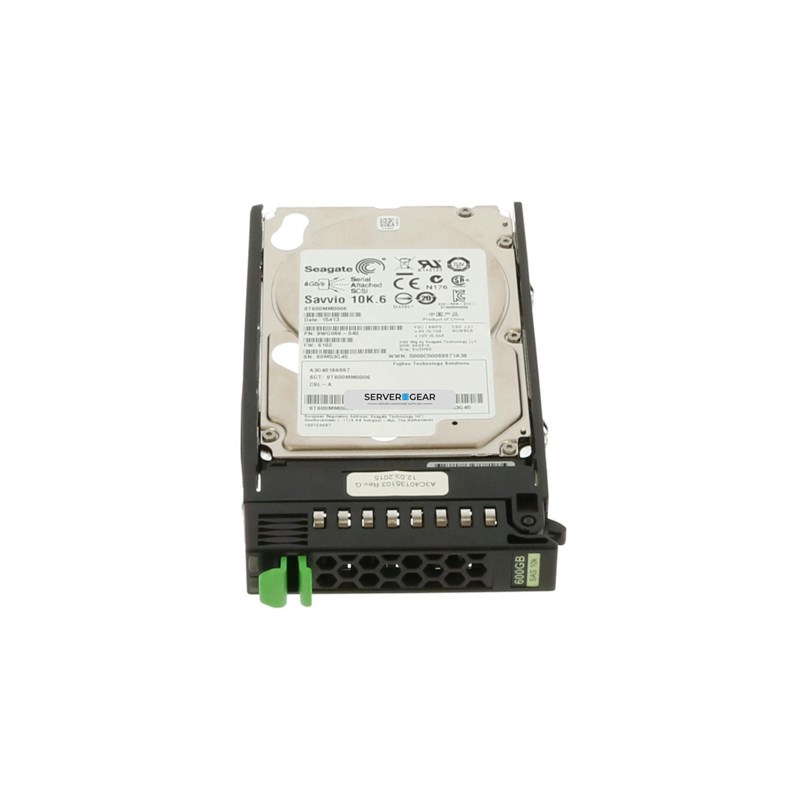 S26361-F5247-L160 Жесткий диск 600GB SAS HDD 6G 10K 2.5in S26361-F5247-L160 - фото 321775