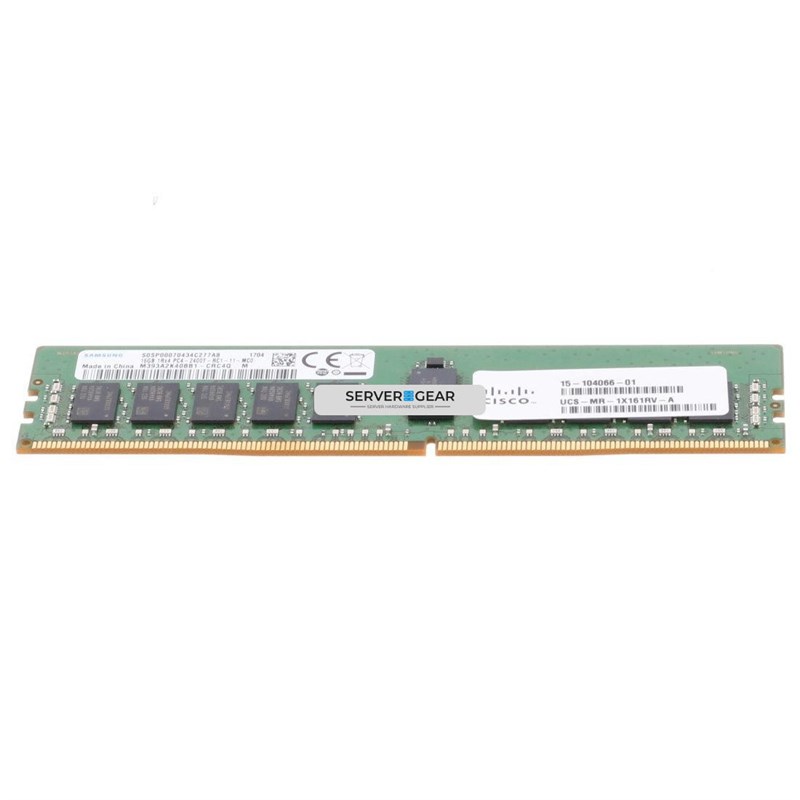 15-104066-01 Оперативная память Cisco 16GB DDR4-2400-MHz RDIMM/PC4-19200/single 15-104066-01 - фото 321890