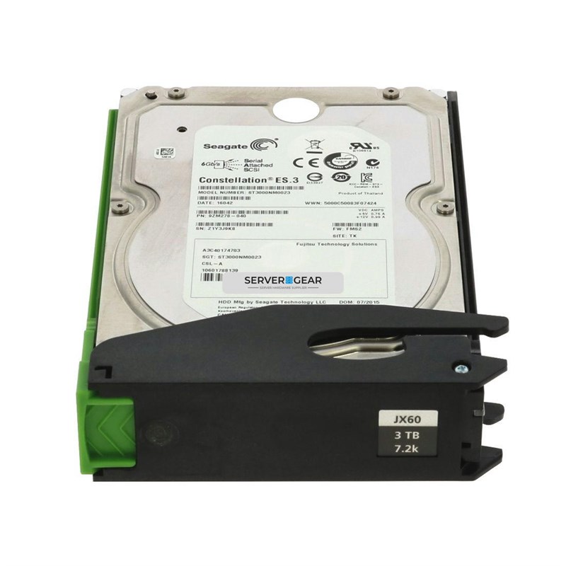 38040828 Жесткий диск 3TB SAS HDD 6G 7.2K 3.5in for JX60 38040828 - фото 321933