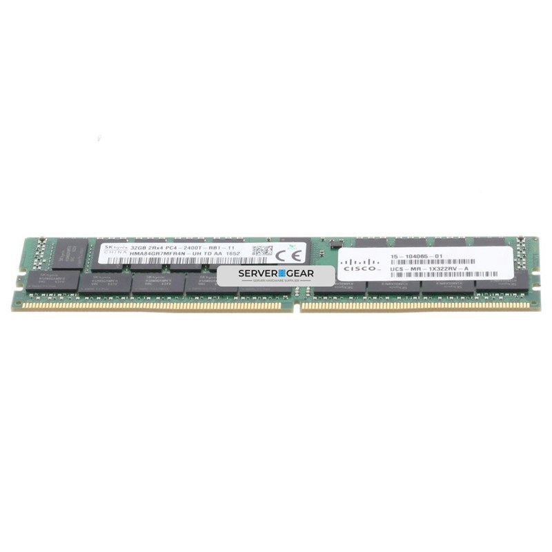 15-104065-01 Оперативная память Cisco 32GB DDR4-2400-MHz RDIMM/PC4-19200/dual rank 15-104065-01 - фото 321973