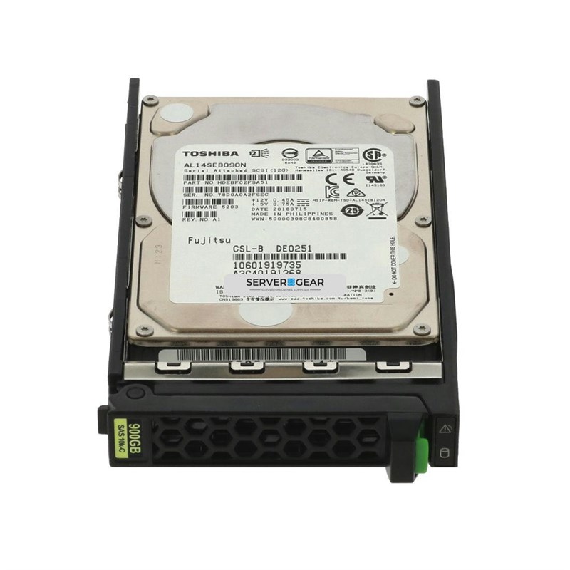 A3C40191268 Жесткий диск 900GB SAS HDD 12G 512n 10K 2.5in A3C40191268 - фото 322015