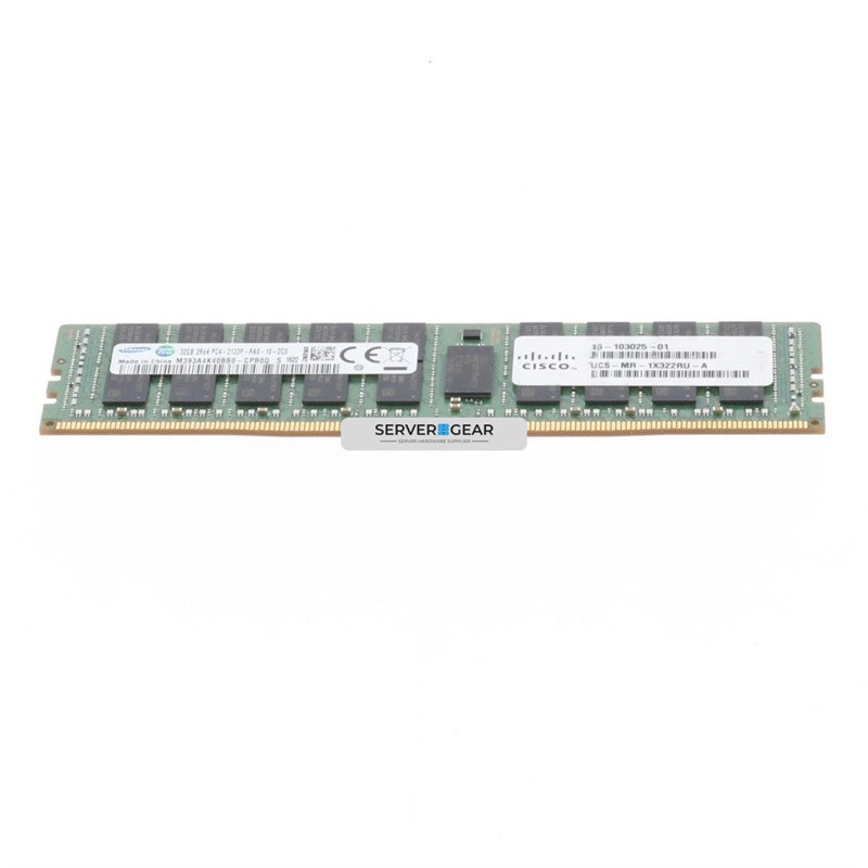 15-103025-01 Оперативная память Cisco 32GB DDR4-2133-MHz RDIMM/PC4-17000/dual rank 15-103025-01 - фото 322027