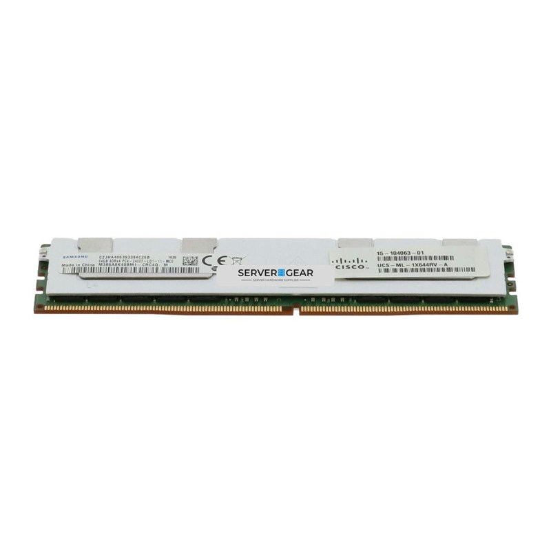 15-104063 Оперативная память Cisco 64GB DDR4-2400-MHz LRDIMM/PC4-19200/quad - фото 322330