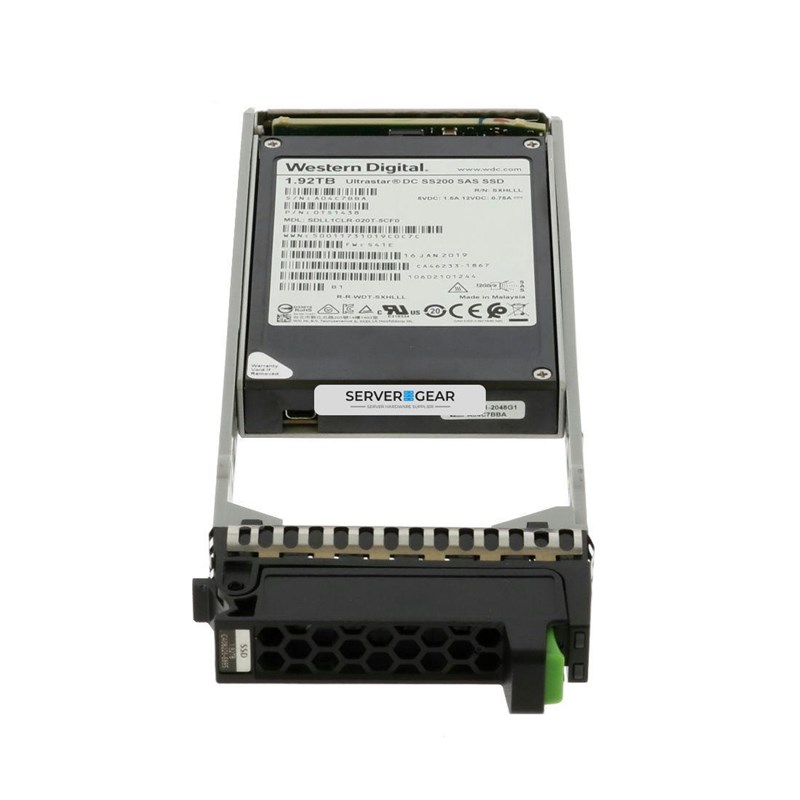 CA08226-E725 Жесткий диск DX S4 1.92TB VALUE SAS SSD 12G 2.5in CA08226-E725 - фото 322390